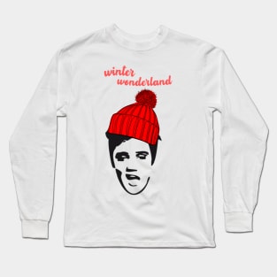 winter wonderland Elvis Long Sleeve T-Shirt